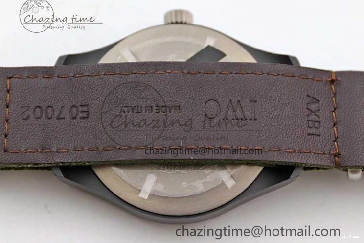 MIROTIME 0219 Packable Mark XVIII ‘TOPGUN SFTI’ Ceramic M+F Best Edition Black Dial on Green Nylon Strap 7048